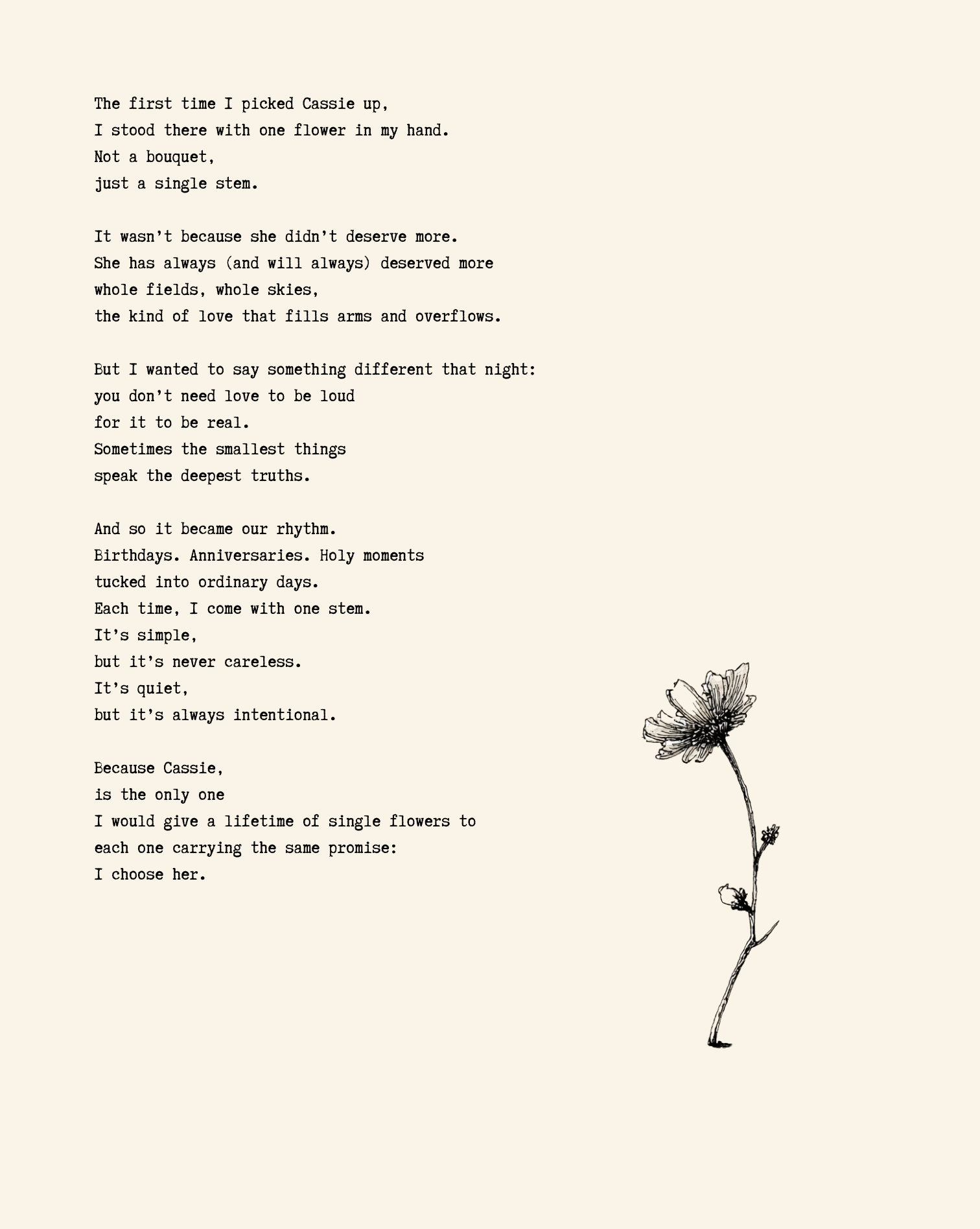 Custom Valentine’s Poem (Limited Time)